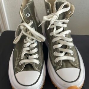 Converse High-Top Sneakers with White Laces